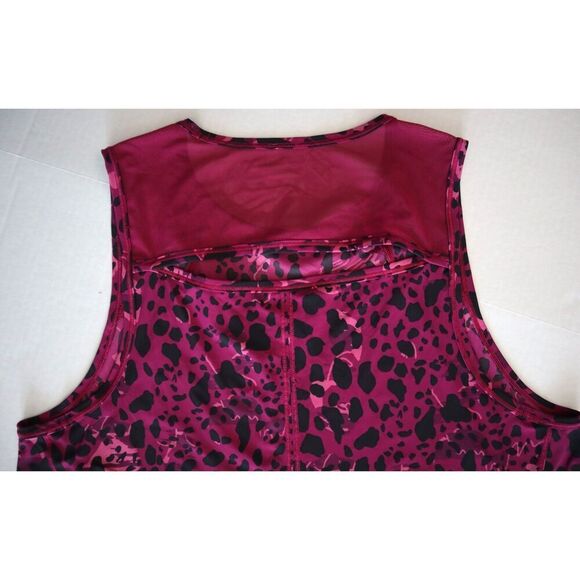 Lululemon 3-Pc Set Sz 6/4 Cheetah Camo Magenta/Purp Sculpt Tank Shorts Sport Bra - Picture 9 of 16